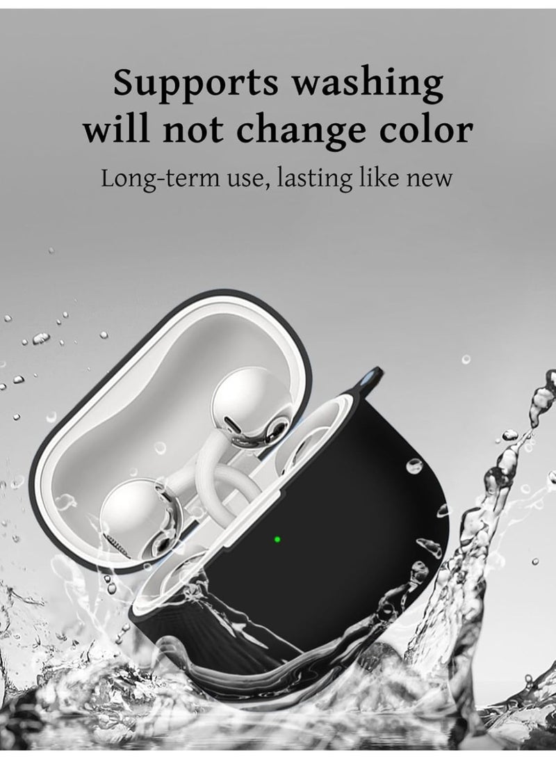 أكاليكس جراب سيليكون لهاتف هواوي فري كليب 2، مقاوم للصدمات، مقاوم للسقوط، مقاوم للغبار، مزود بإضاءة LED مرئية، غطاء واقٍ | أسود - Image 4